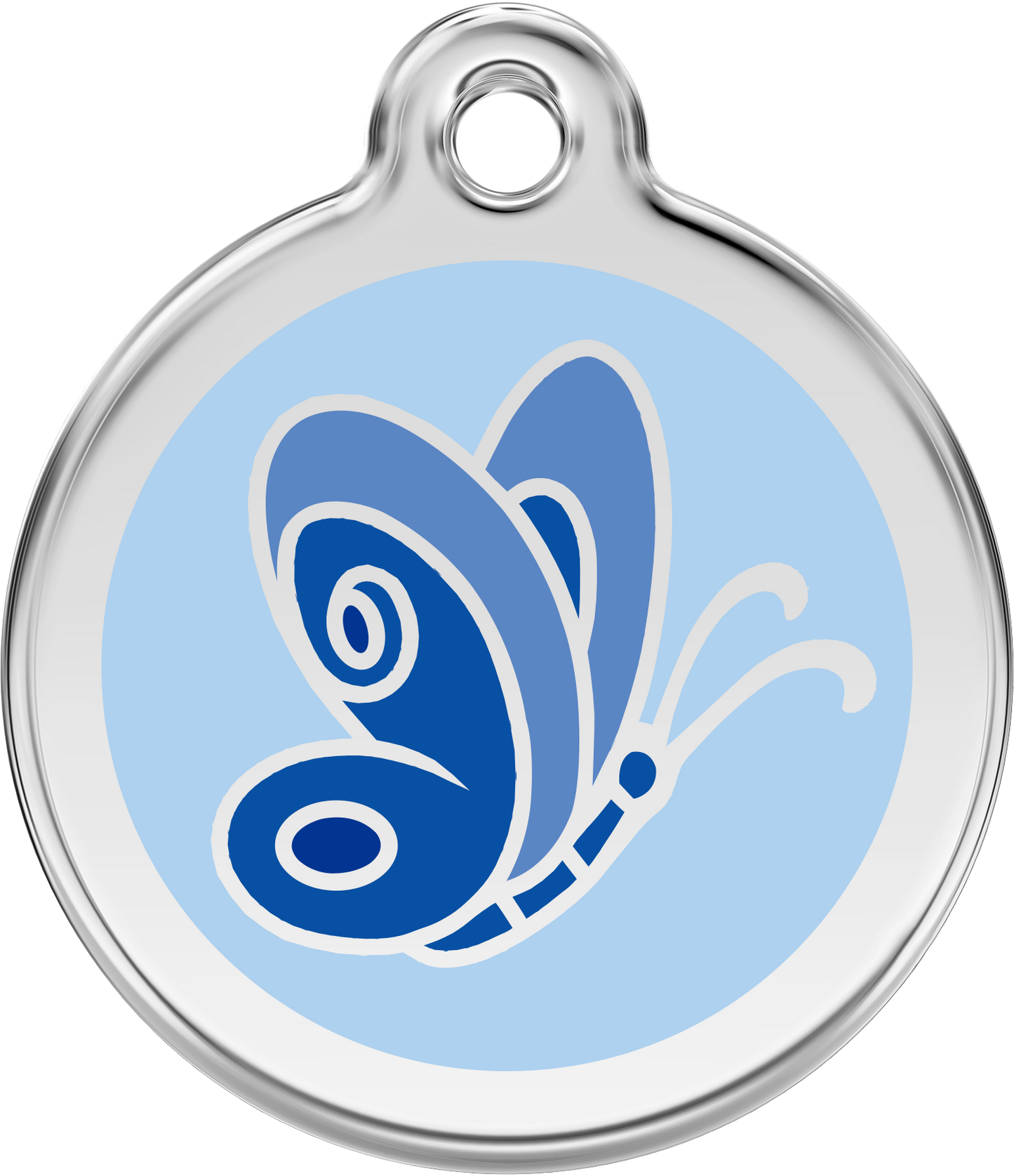 Hundeplakette Gravurplakette Schmetterling