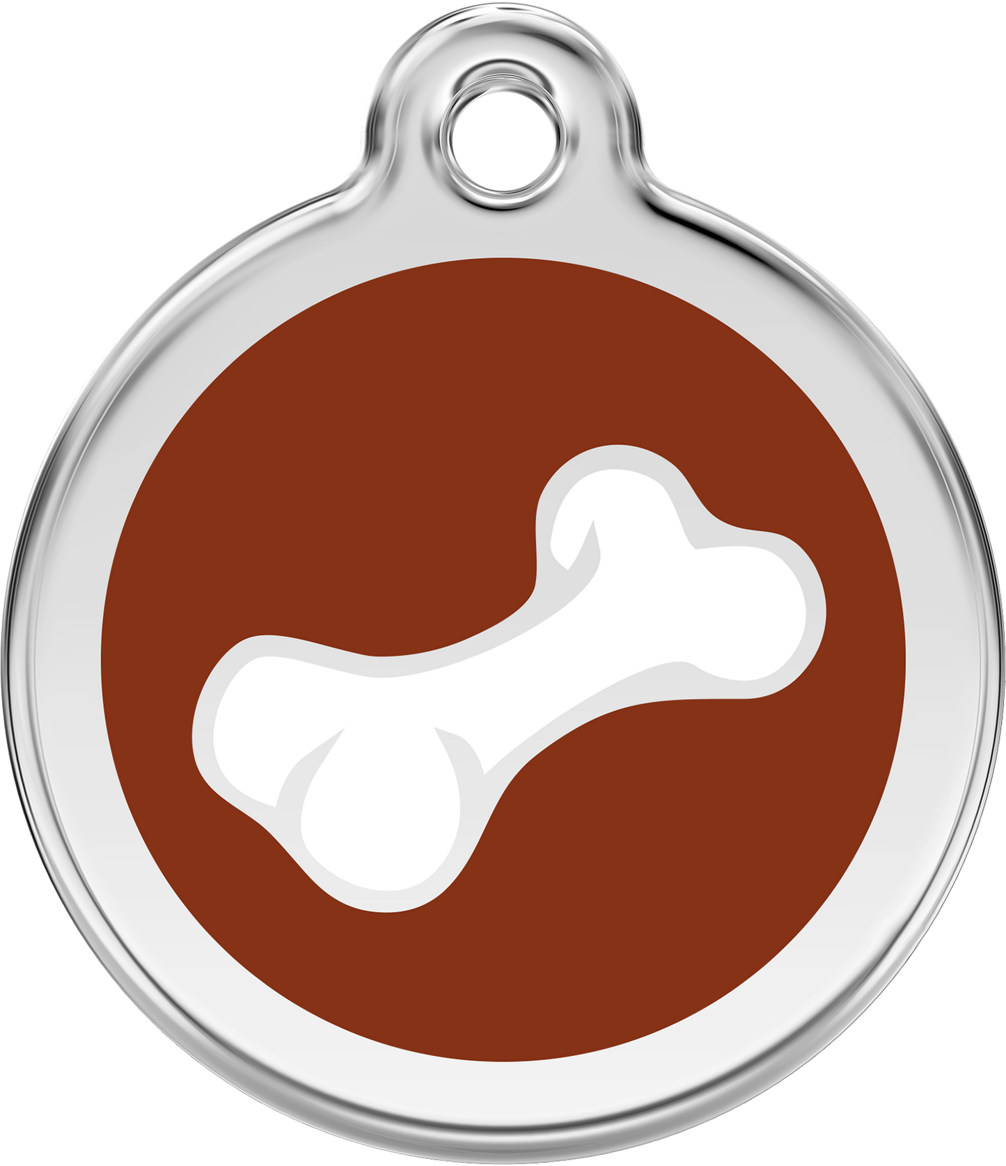 Hundeplakette Gravurplakette Comic Knochen