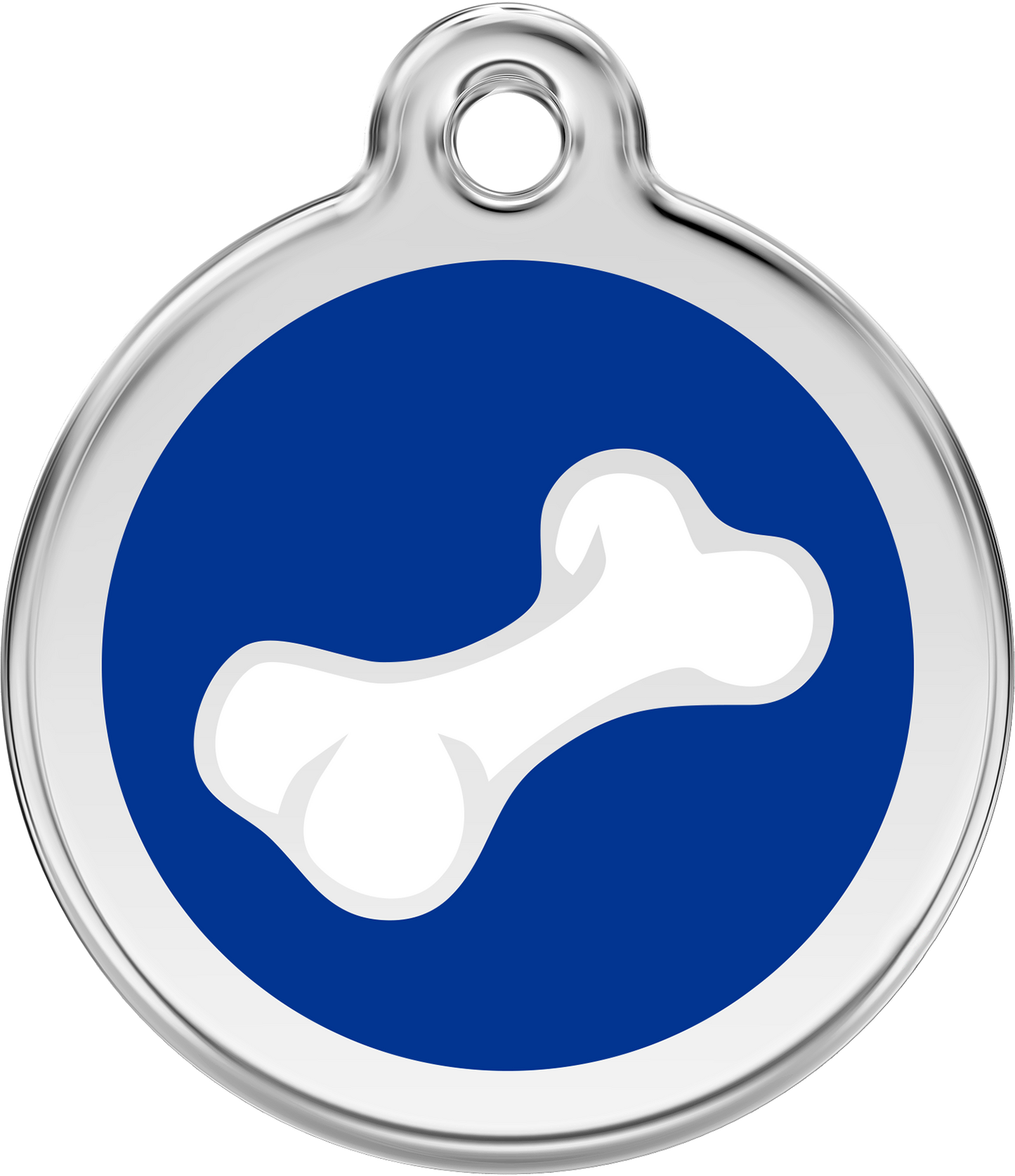 Hundeplakette Gravurplakette Comic Knochen