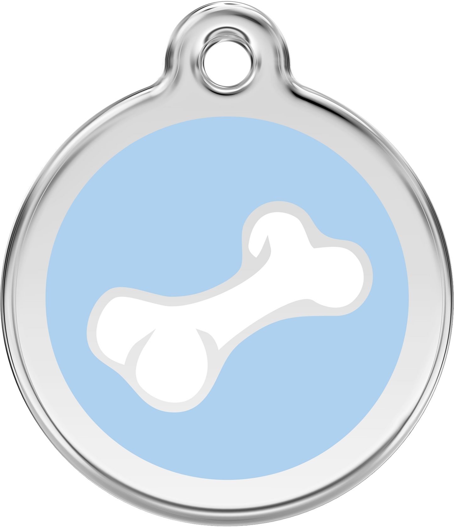 Hundeplakette Gravurplakette Comic Knochen