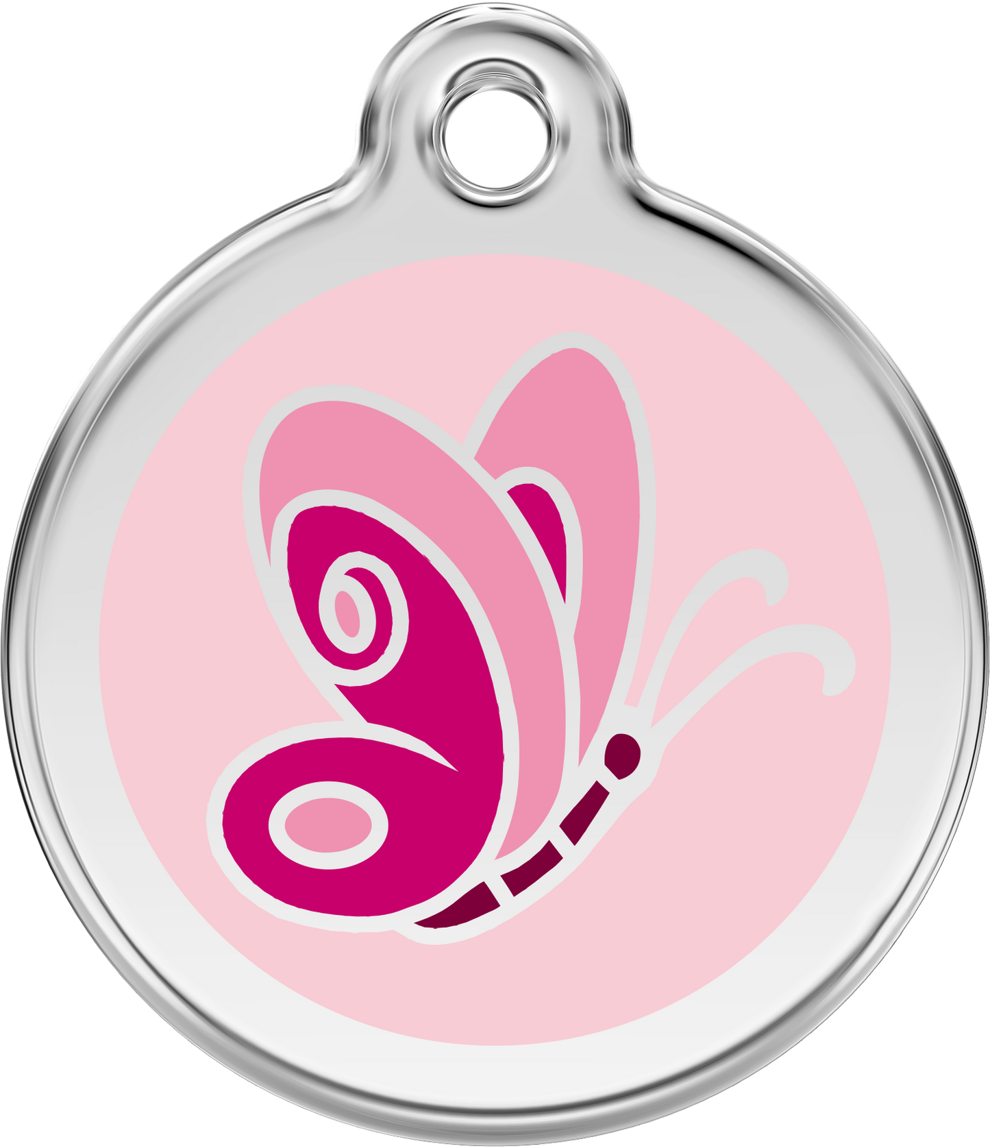 Hundeplakette Gravurplakette Schmetterling