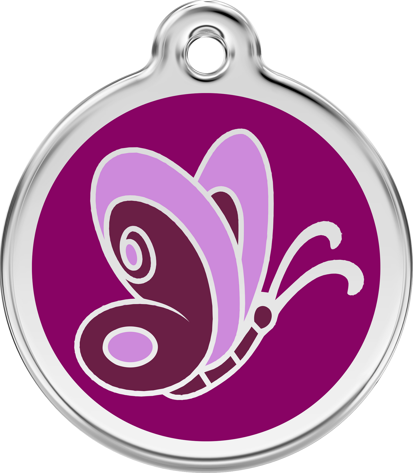Hundeplakette Gravurplakette Schmetterling
