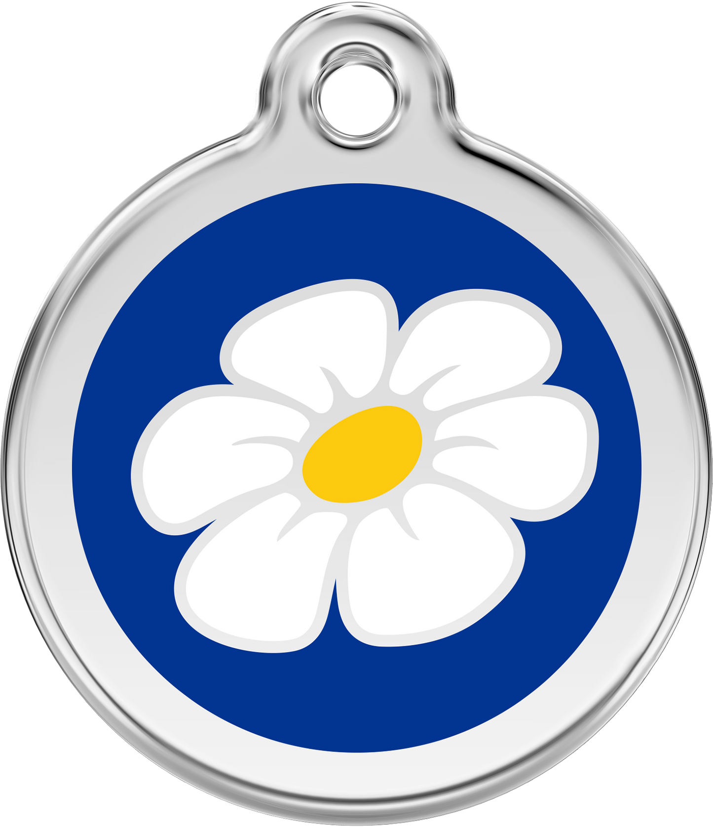 Hundeplakette Gravurplakette Blume