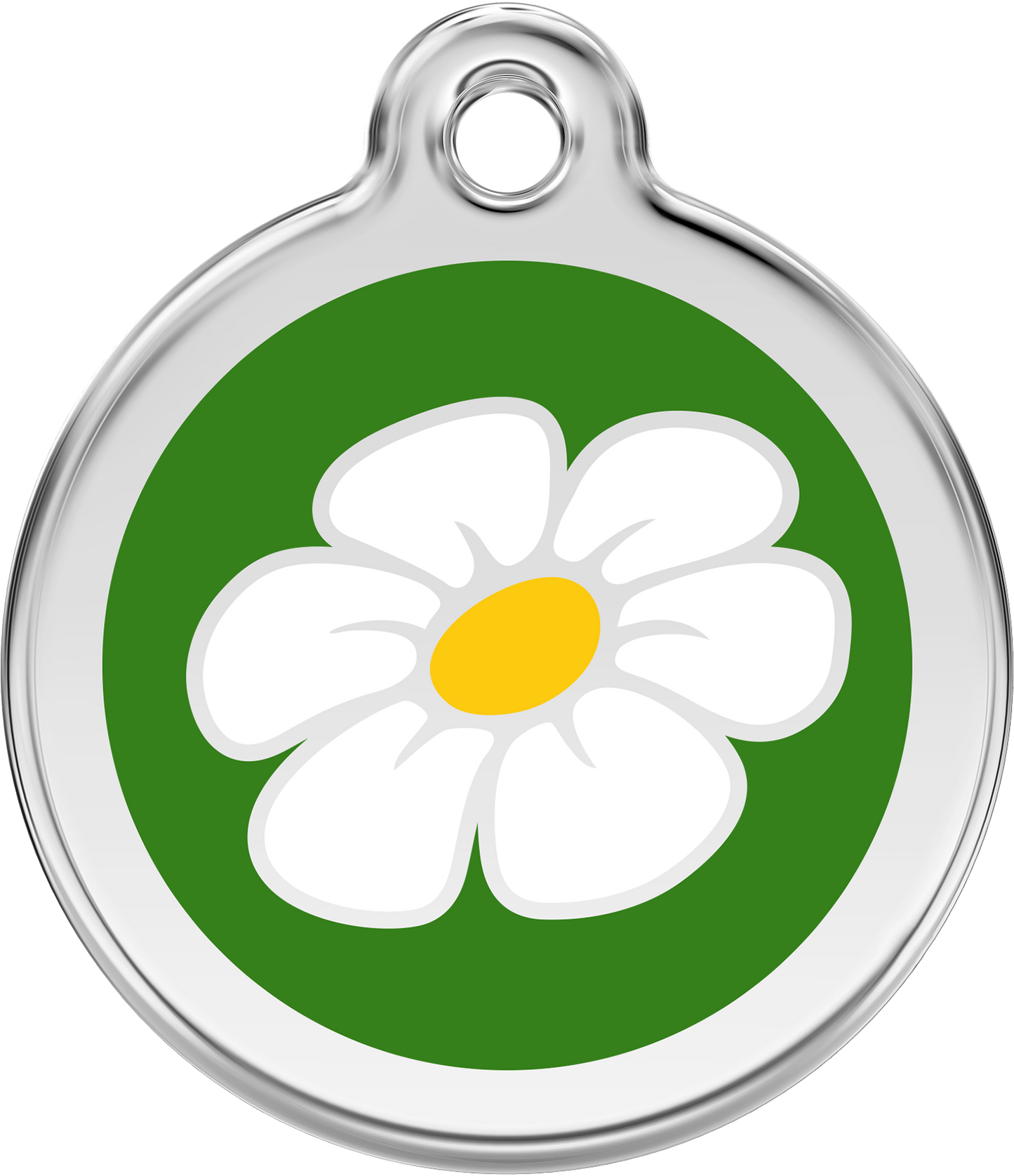 Hundeplakette Gravurplakette Blume