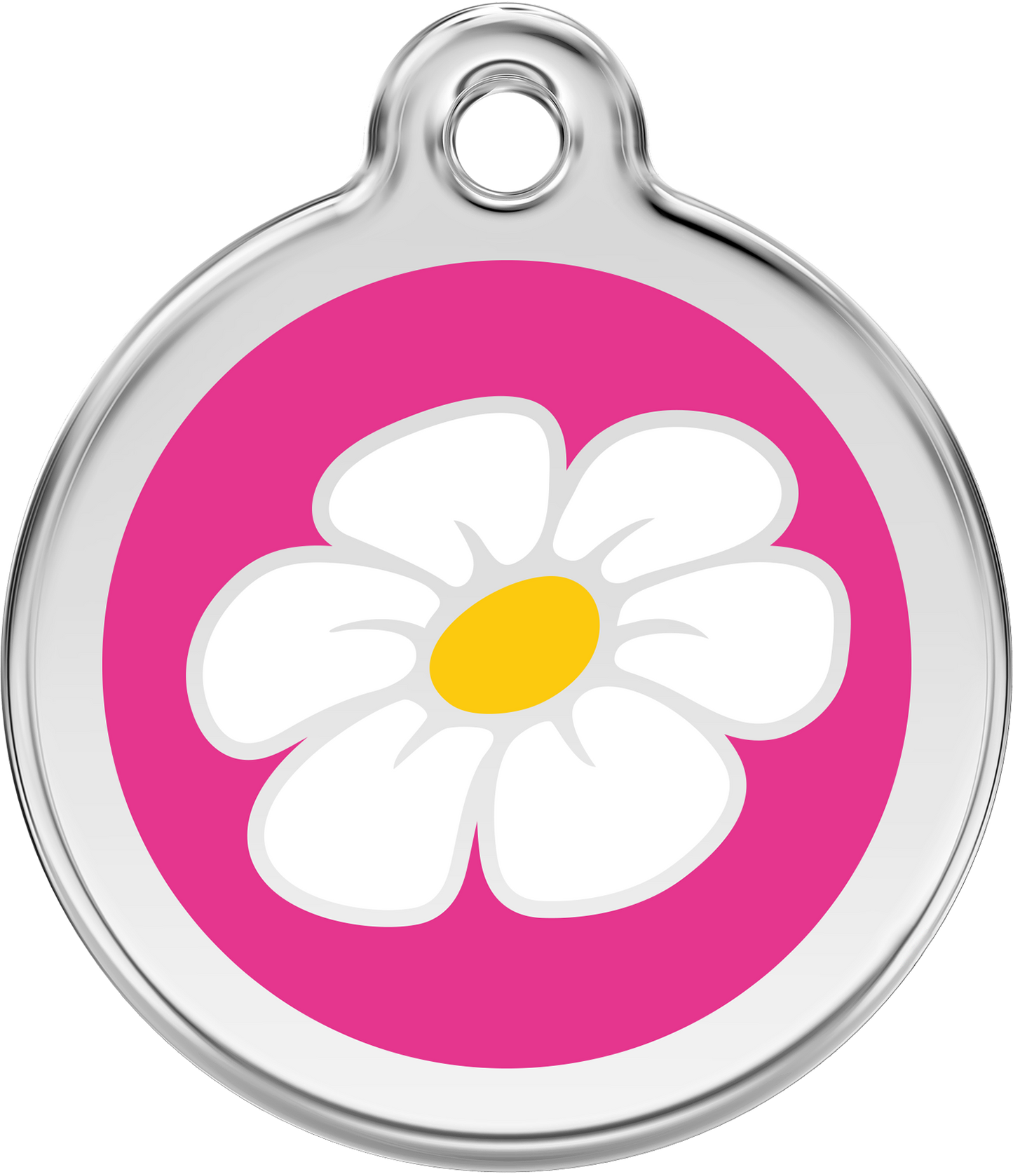Hundeplakette Gravurplakette Blume