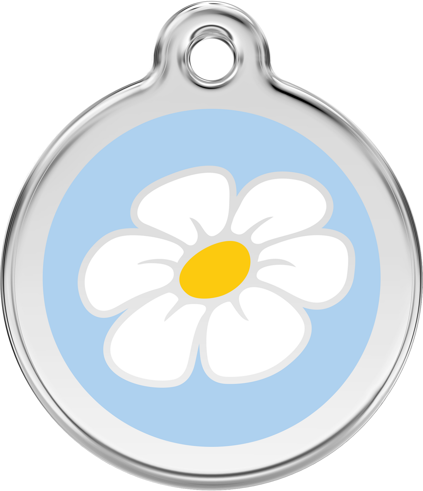Hundeplakette Gravurplakette Blume
