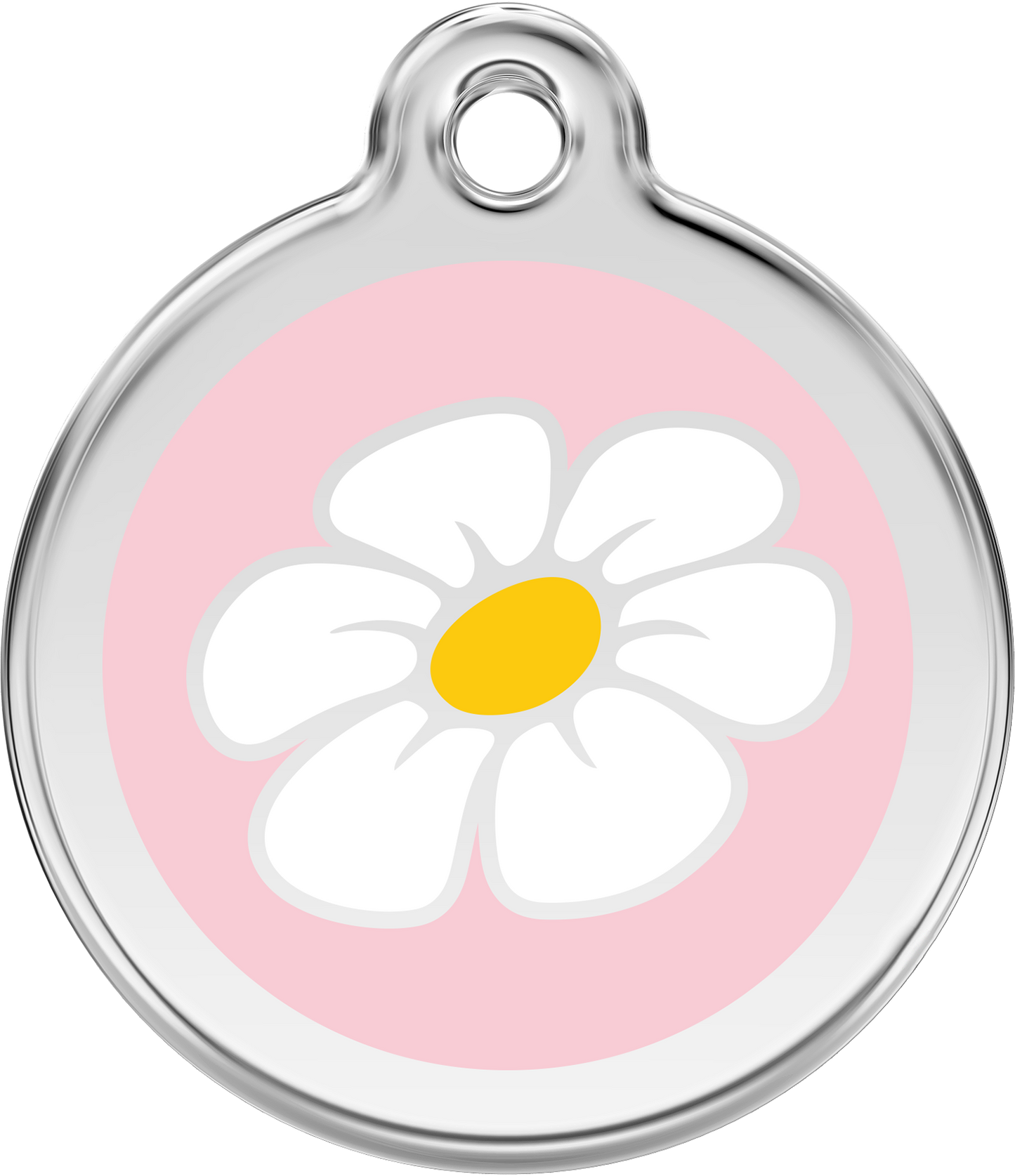 Hundeplakette Gravurplakette Blume