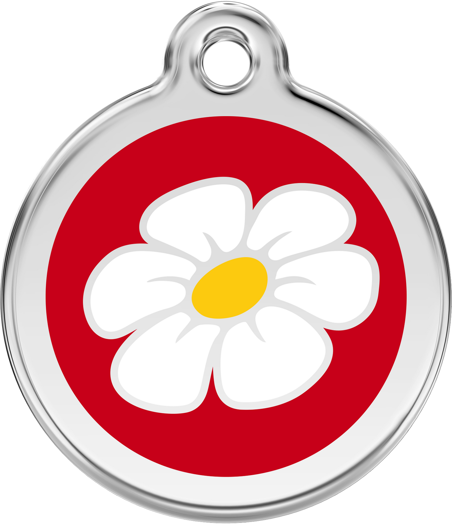 Hundeplakette Gravurplakette Blume