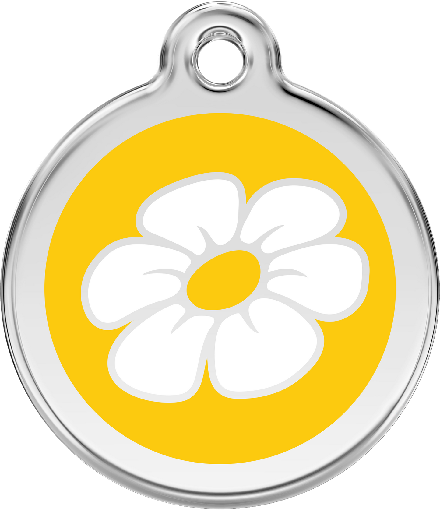 Hundeplakette Gravurplakette Blume