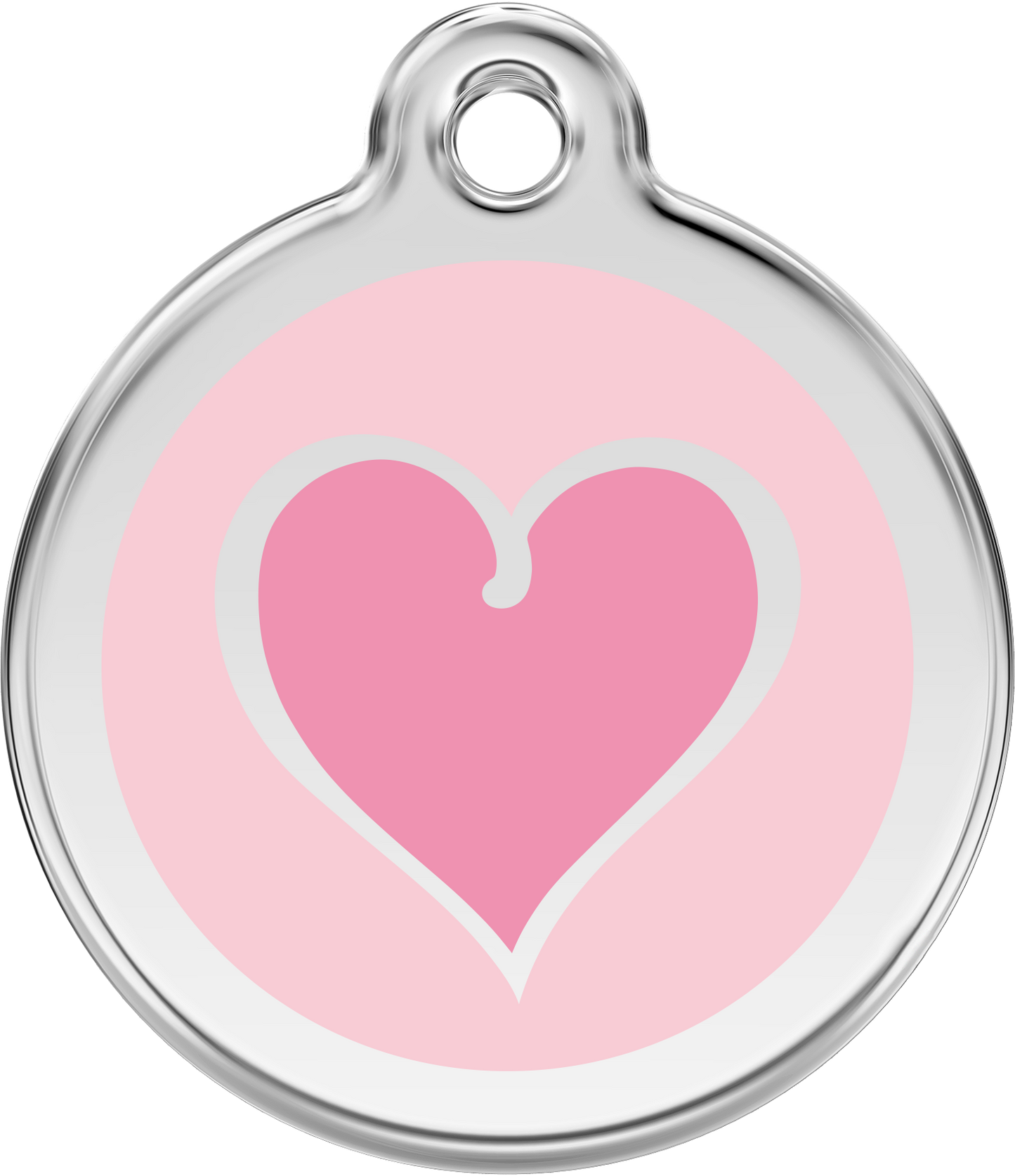 Hundeplakette Gravurplakette buntes Herz