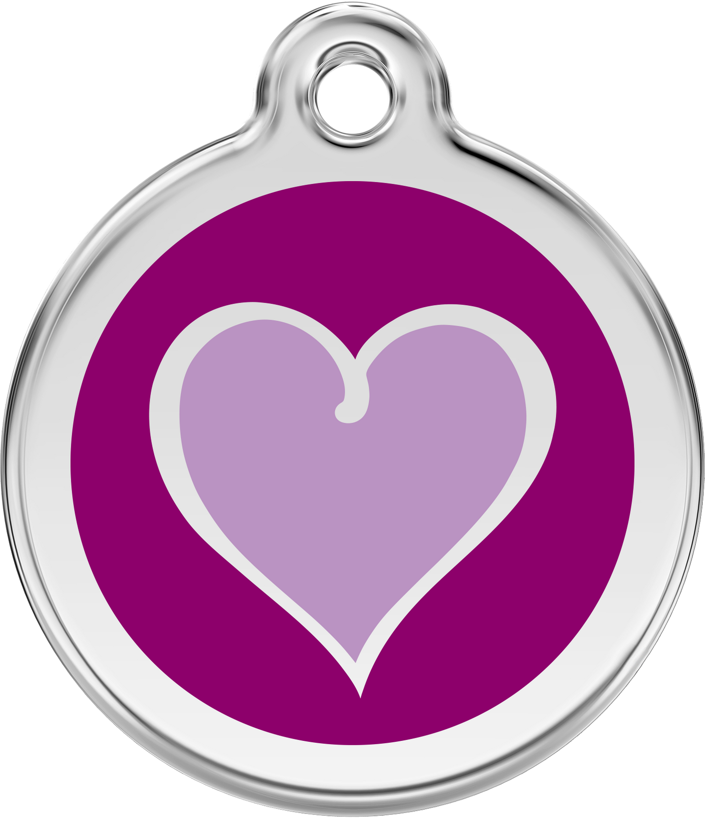 Hundeplakette Gravurplakette buntes Herz