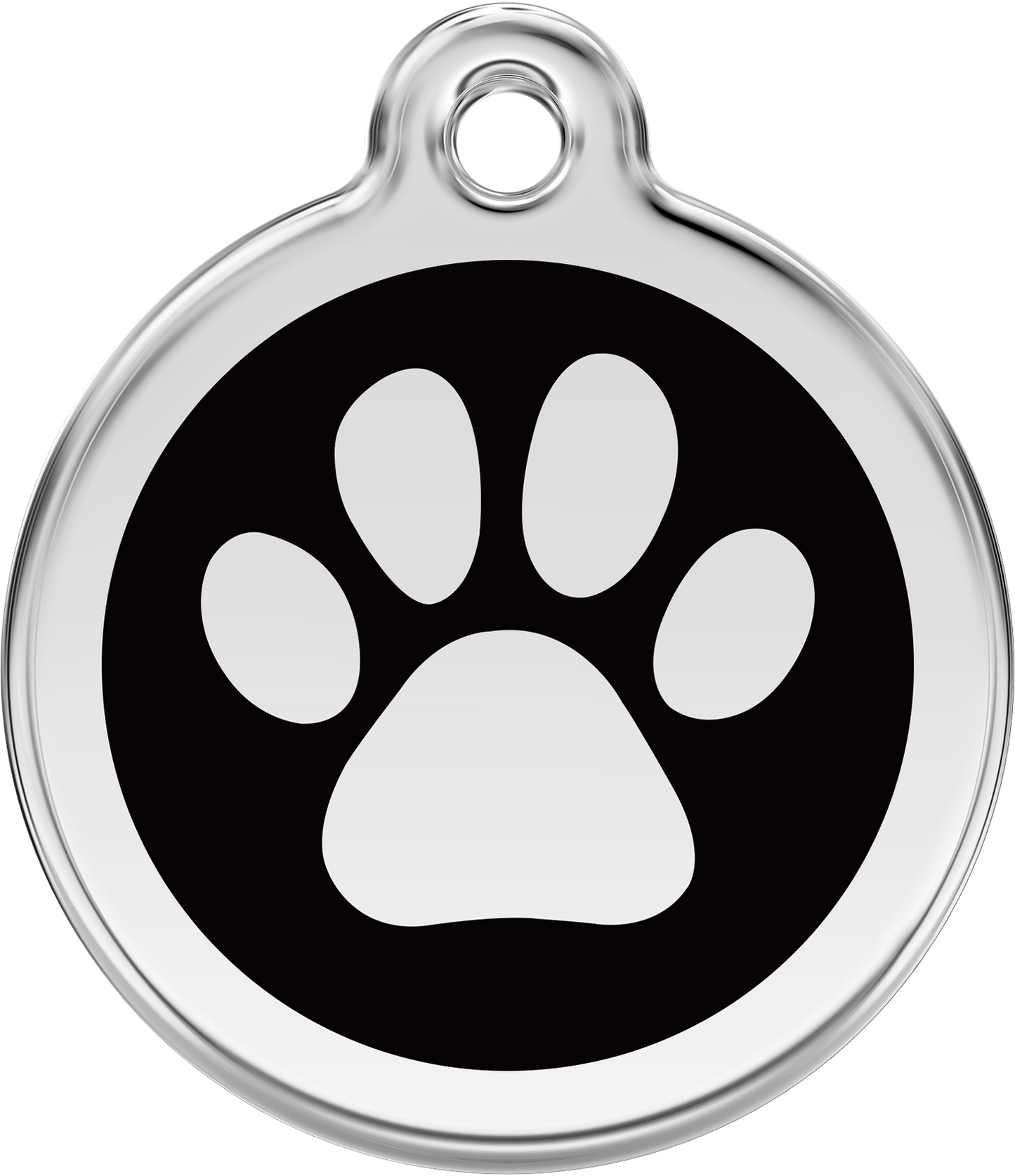 Hundeplakette Gravurplakette Glücksbringer Pfote