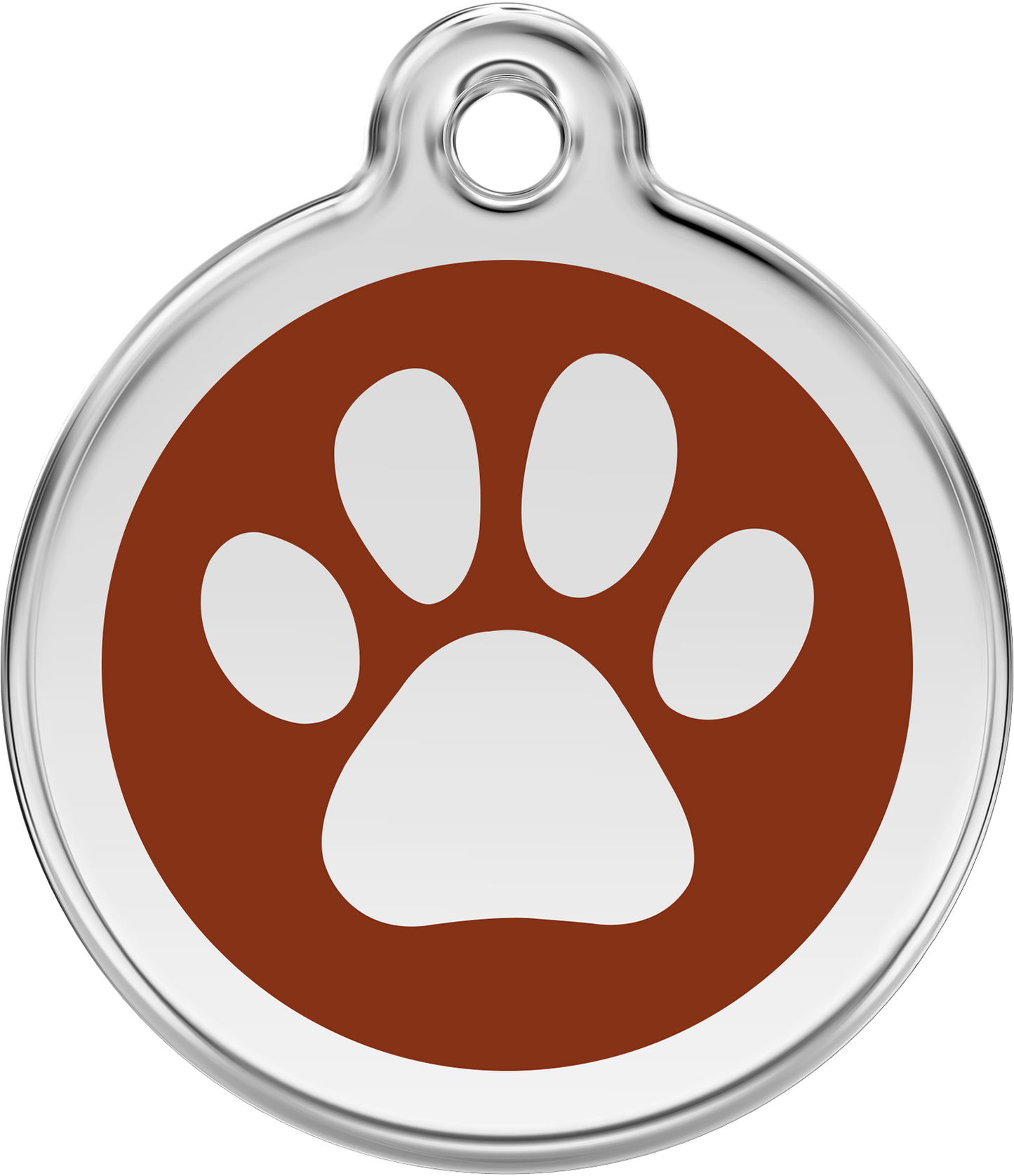 Hundeplakette Gravurplakette Glücksbringer Pfote