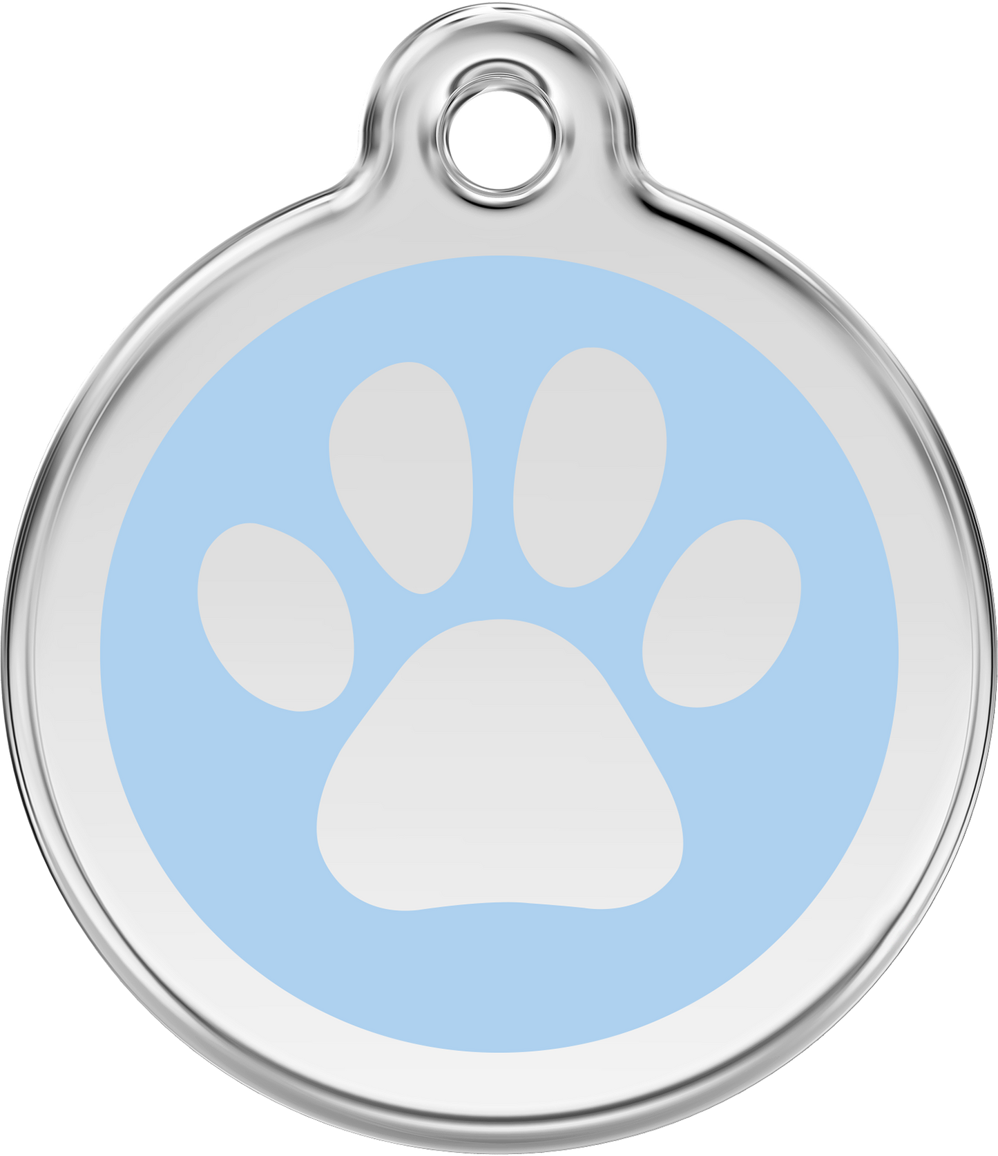 Hundeplakette Gravurplakette Glücksbringer Pfote