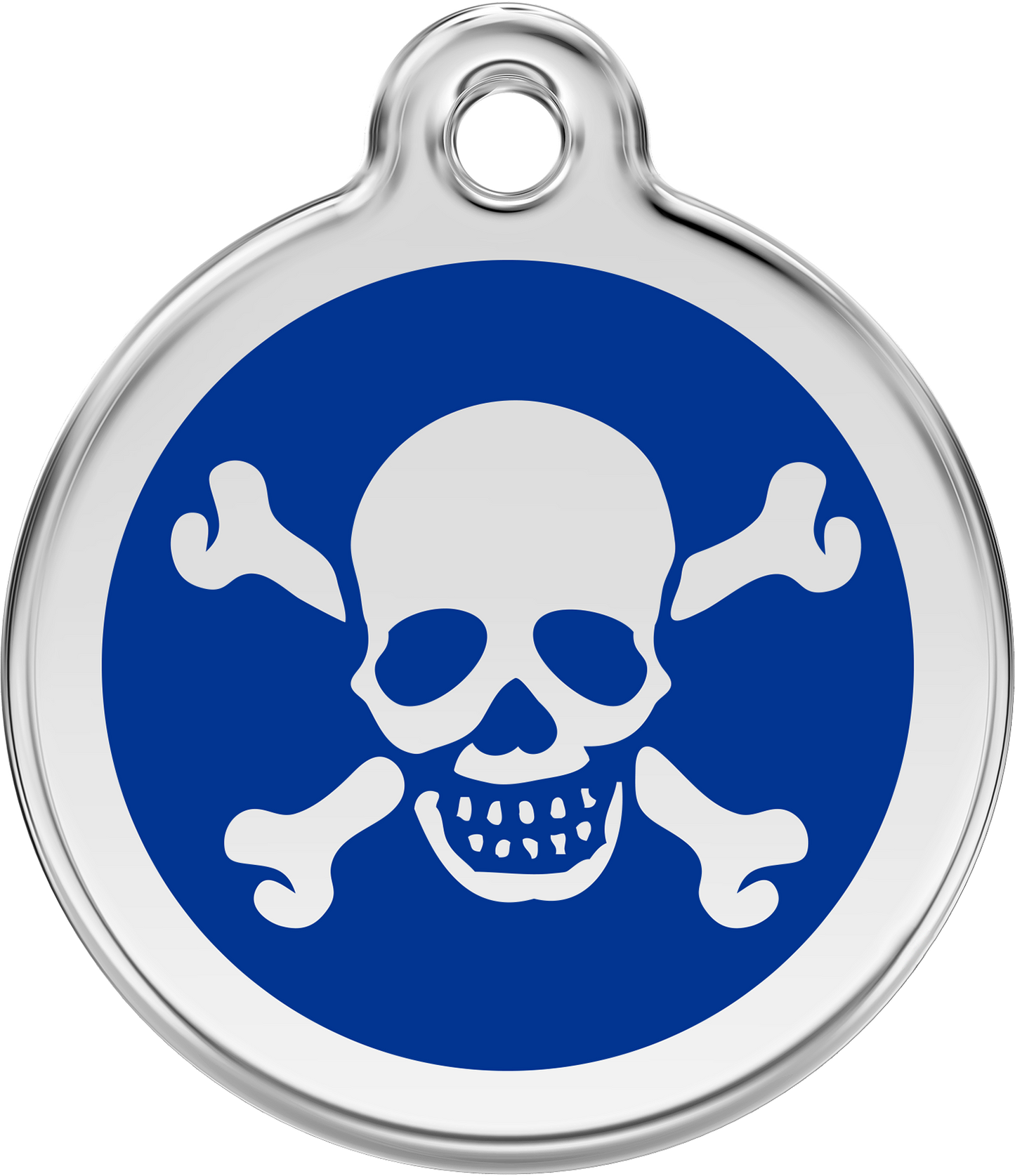 Hundeplakette Gravurplakette Totenkopf