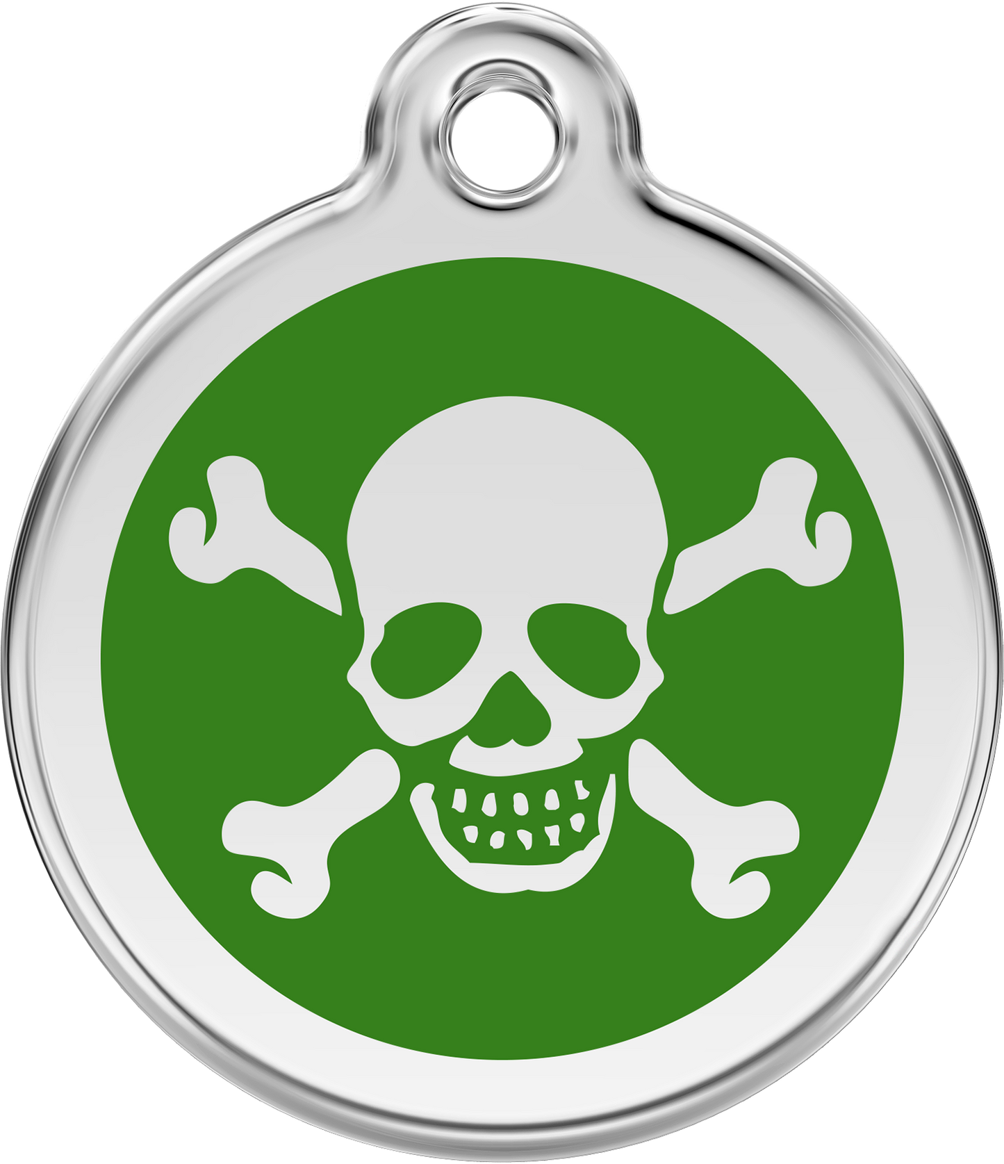 Hundeplakette Gravurplakette Totenkopf