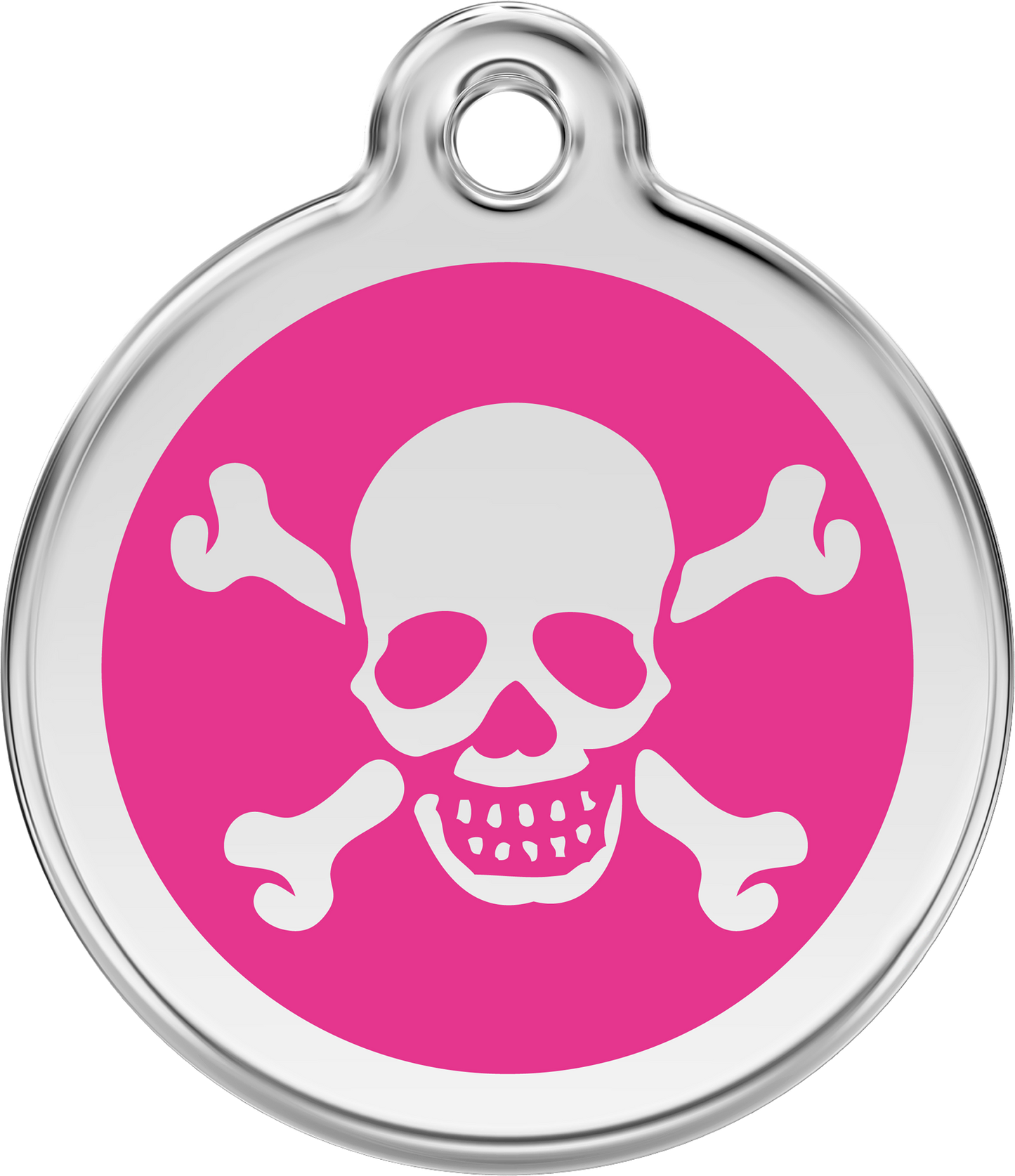 Hundeplakette Gravurplakette Totenkopf