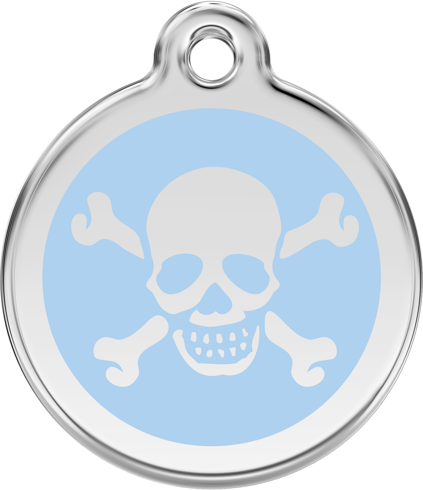 Hundeplakette Gravurplakette Totenkopf