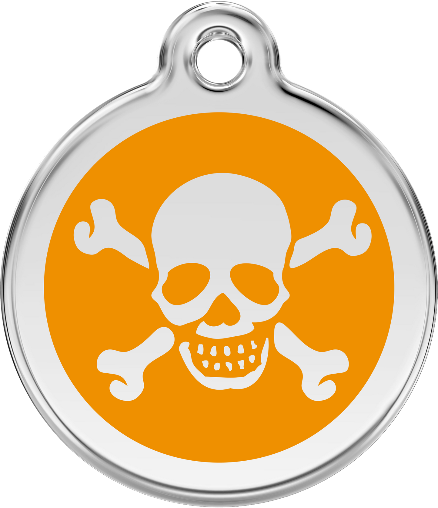 Hundeplakette Gravurplakette Totenkopf