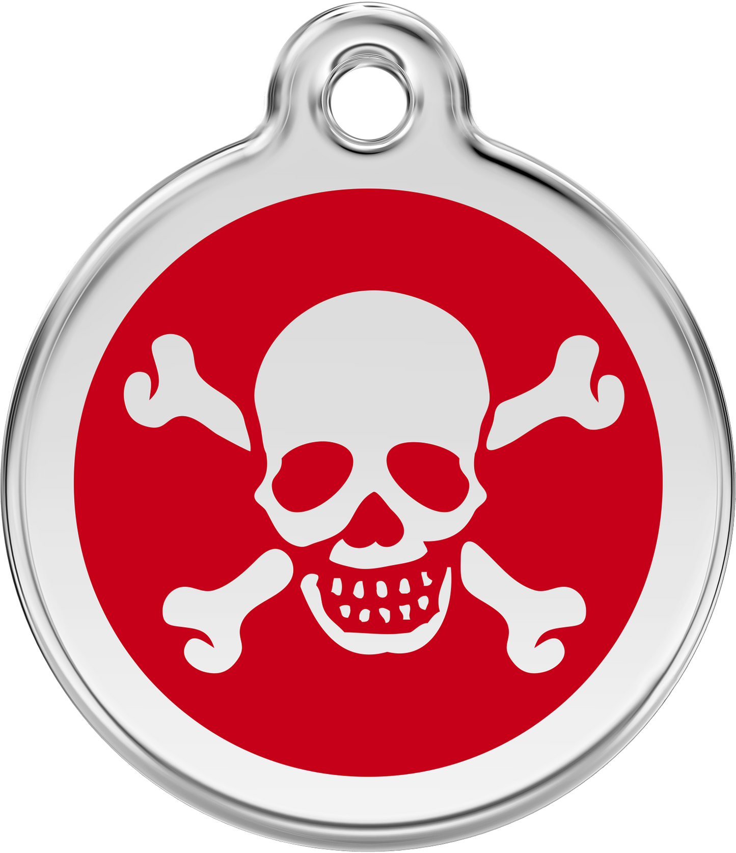Hundeplakette Gravurplakette Totenkopf