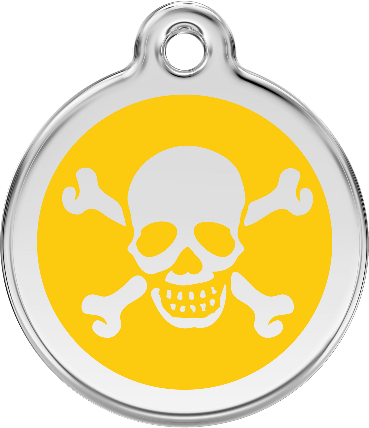 Hundeplakette Gravurplakette Totenkopf