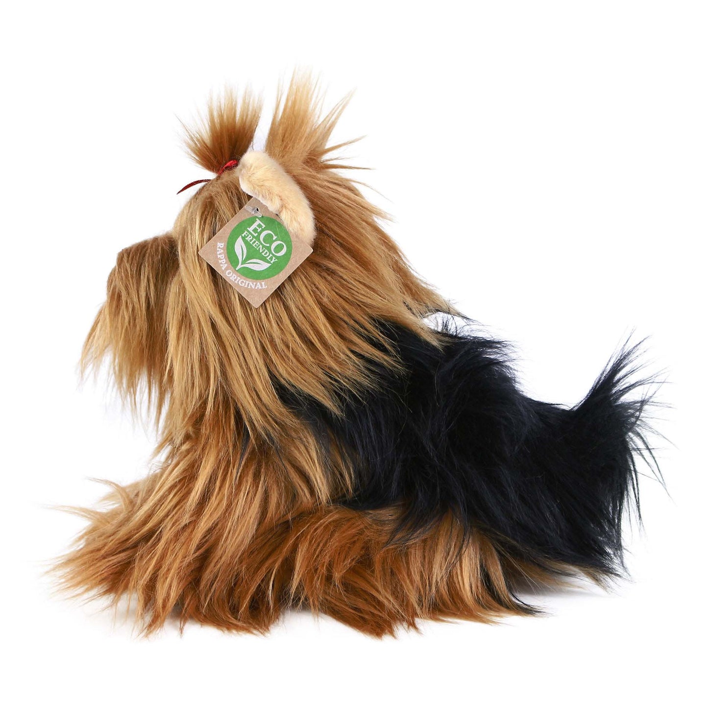 Yorkshire Terrier 21 cm sitzend mit Schleifchen Kuscheltier Hund Plüschtier