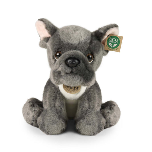 Französische Bulldogge 23 cm sitzend Kuscheltier Hund Plüschtier