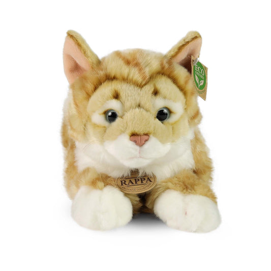 Katze Tigerkatze rot 47 cm liegend Kuscheltier Plüschtier