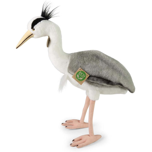 Reiher Fischreiher stehend 39 cm Kuscheltier Vogel Plüschtier