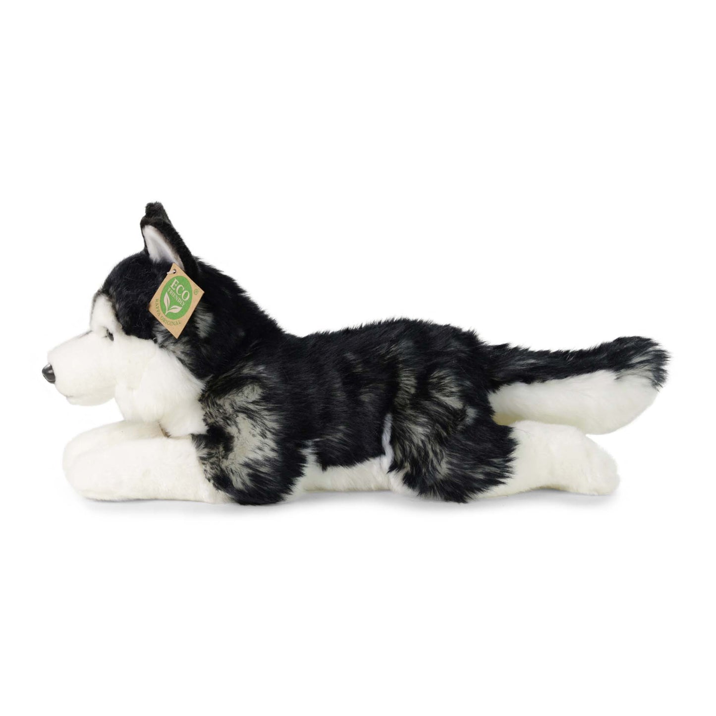 Husky Schlittenhund 38 cm liegend Kuscheltier Hund Plüschtier