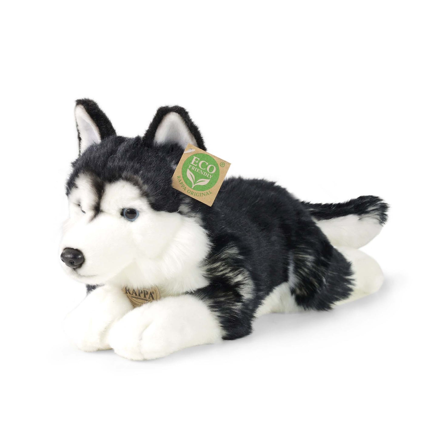 Husky Schlittenhund 38 cm liegend Kuscheltier Hund Plüschtier