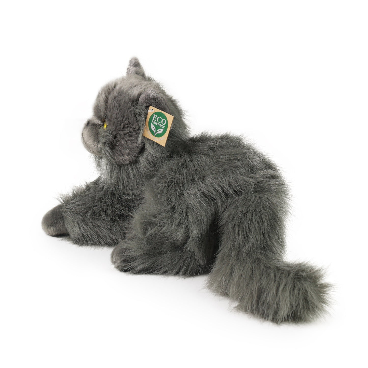 Perserkatze grau liegend 40 cm Kuscheltier Katze Plüschtier