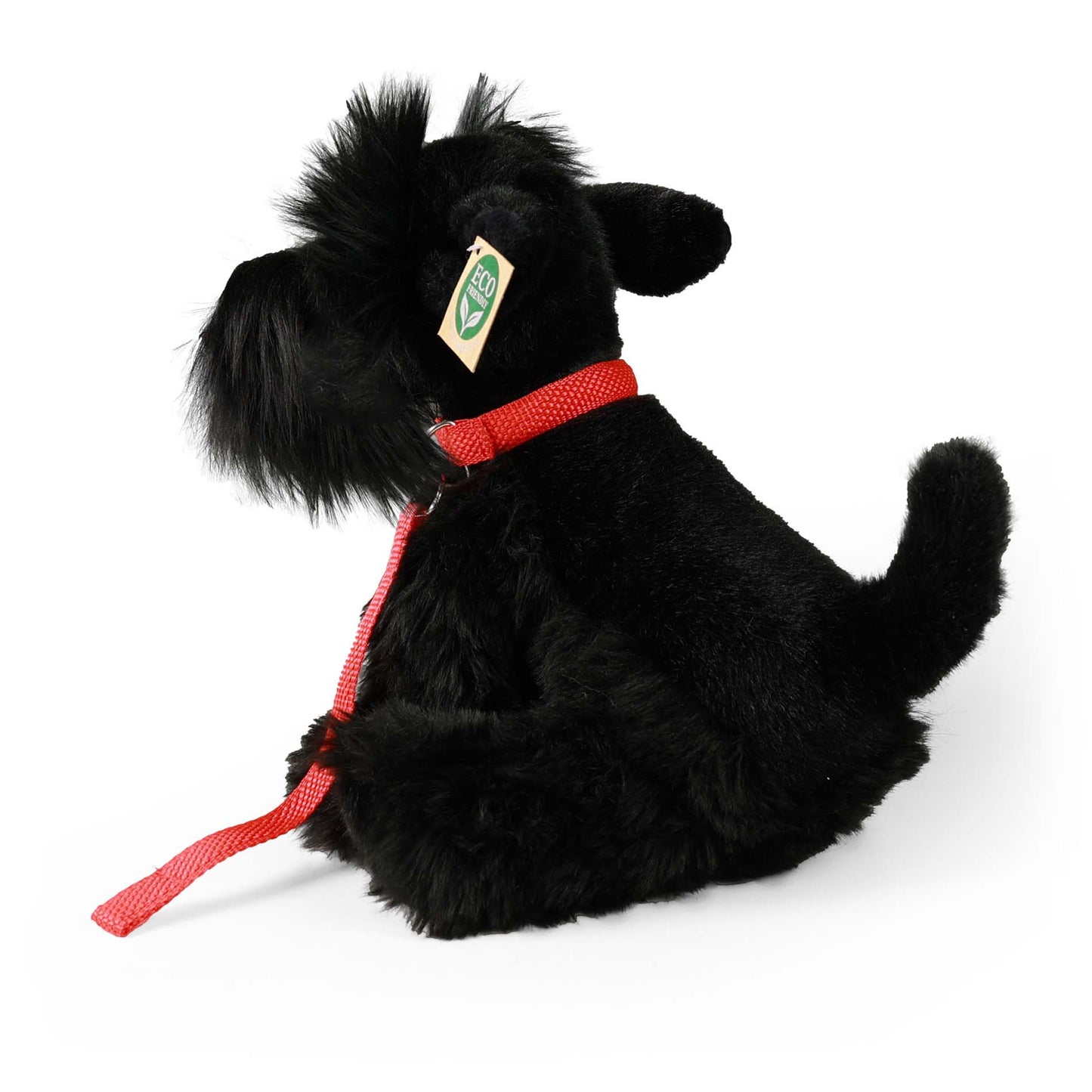 Schnauzer schwarz Zwergschnauzer Scotsh Terrier sitzend Kuscheltier Hund Plüschtier