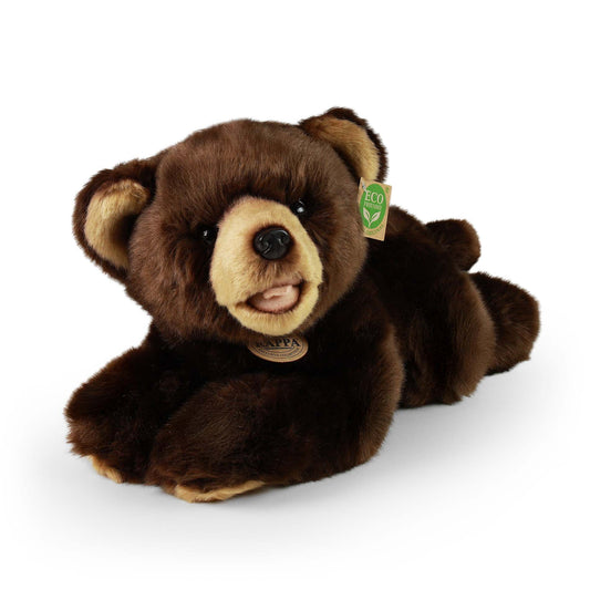 Bär Teddy 40 cm liegend Kuscheltier Braunbär Plüschtier