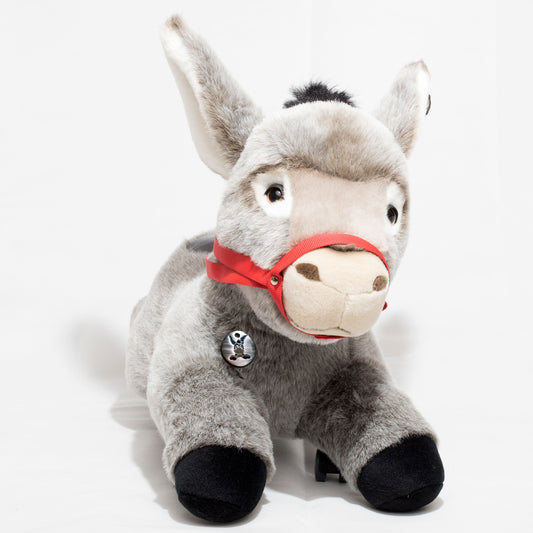 Esel Sitztier mit Rollen Reittier Plüschtier 70 cm KRÜMEL