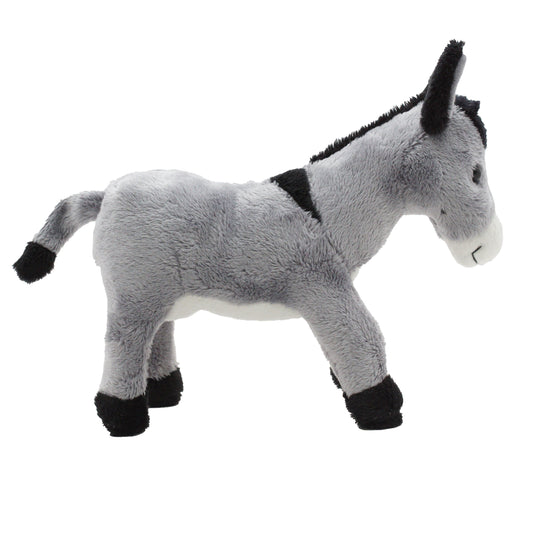 Esel Kuscheltier grau stehend Grauesel Plüschesel Plüsch FELIX