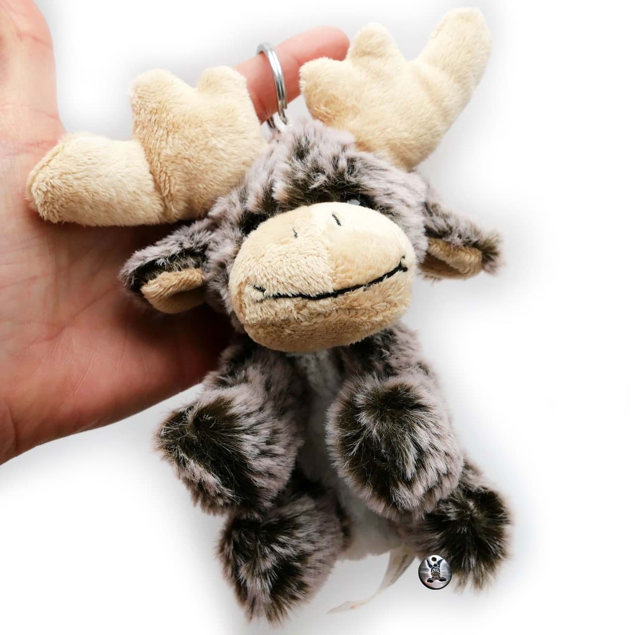 Elch Schlüsselanhänger Kuscheltier Plüschelch Plüschtier SVEN