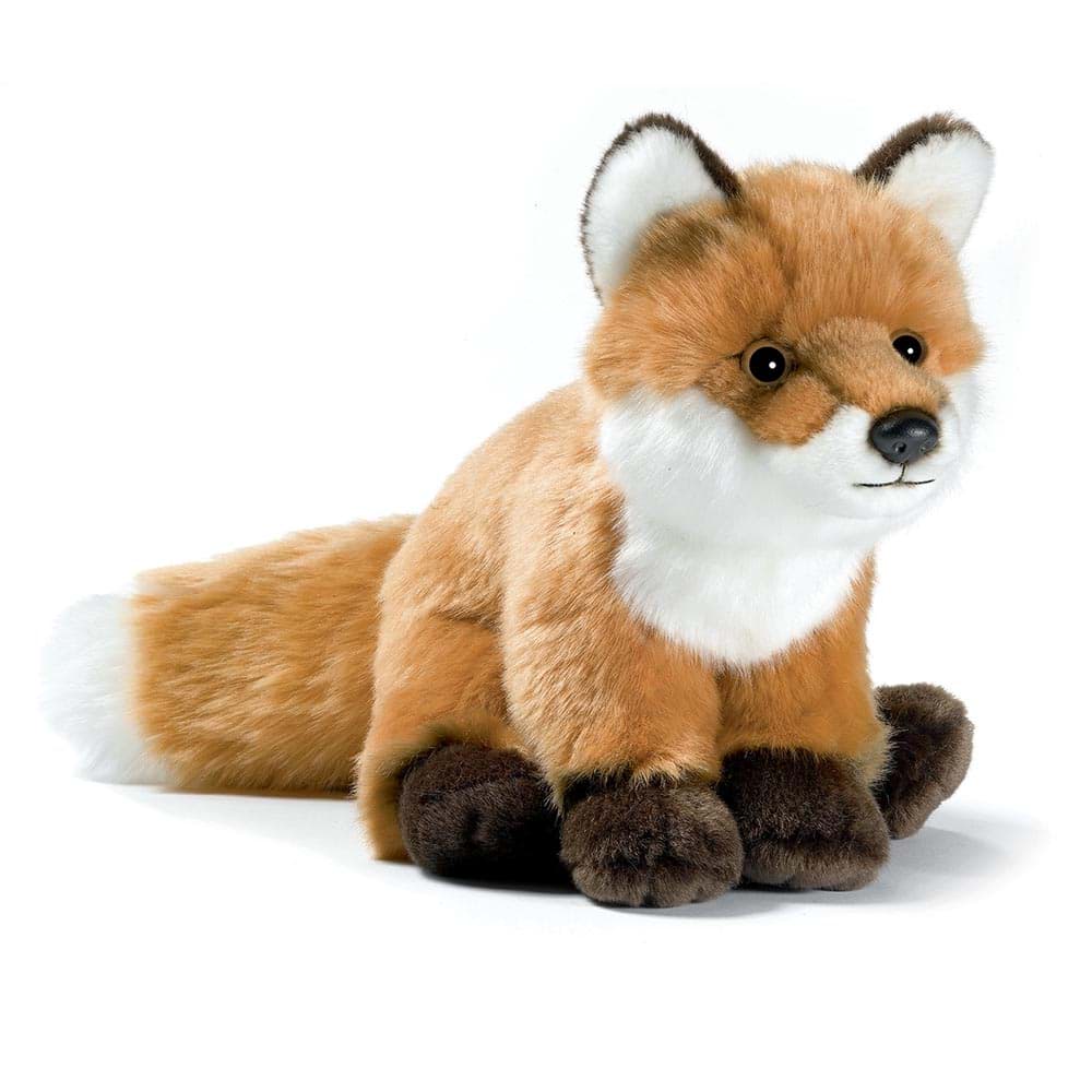 Fuchs Kuscheltier Rotfuchs sitzend Plüschtier JEYJEY