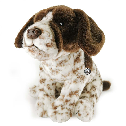 Pointer Jagdhund Kuscheltier Hund sitzend Plüschtier WANDA
