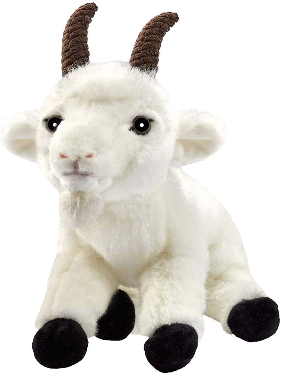 Ziege Kuscheltier weiß Schneeziege Bauernhof Plüschtier ARIES