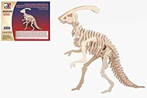 3D Puzzle Parasaurolophus Dinosaurier Skelett aus Holz
