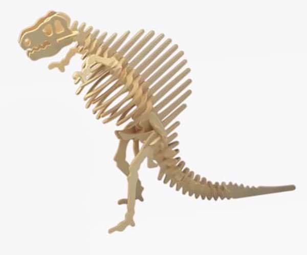 3D Puzzle Spinosaurus Dinosaurier Skelett aus Holz