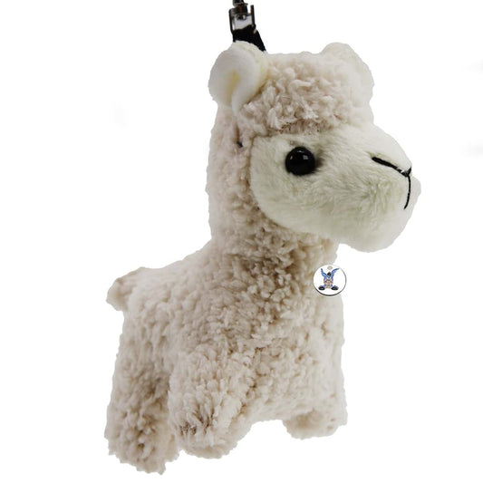 Alpaka Schlüsselanhänger Plüsch Lama Kuscheltier Anhänger DOLKAR