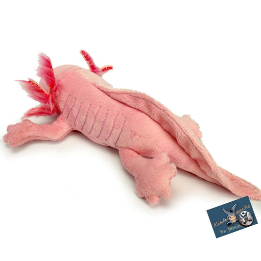Axolotl Kuscheltier rosa Schwanzlurch Amphibie Plüschtier PUNKIE