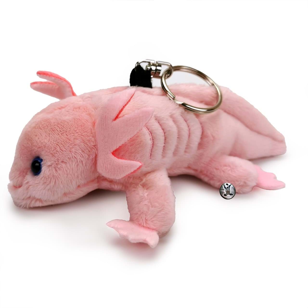 Axolotl Schlüsselanhänger Kuscheltier Plüsch Anhänger ROSELLA