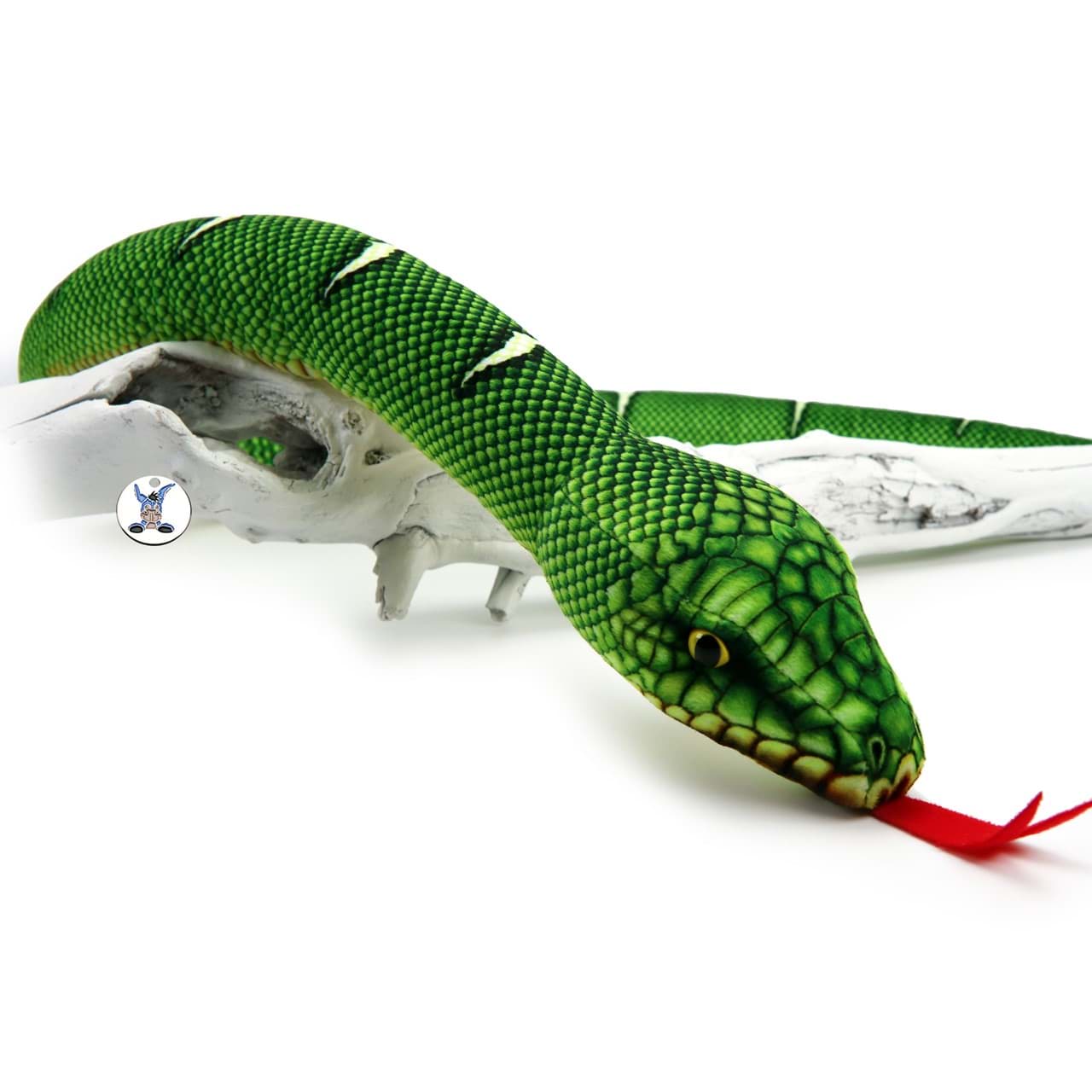 Baumpython Kuscheltier XL Schlange Plüsch Mamba NEPHRIT