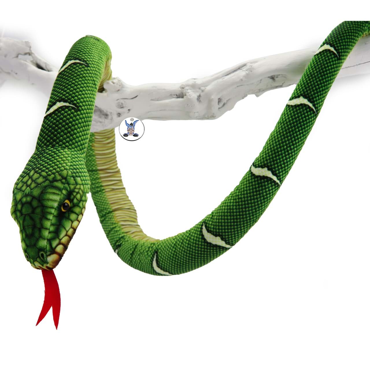 Baumpython Kuscheltier XL Schlange Plüsch Mamba NEPHRIT