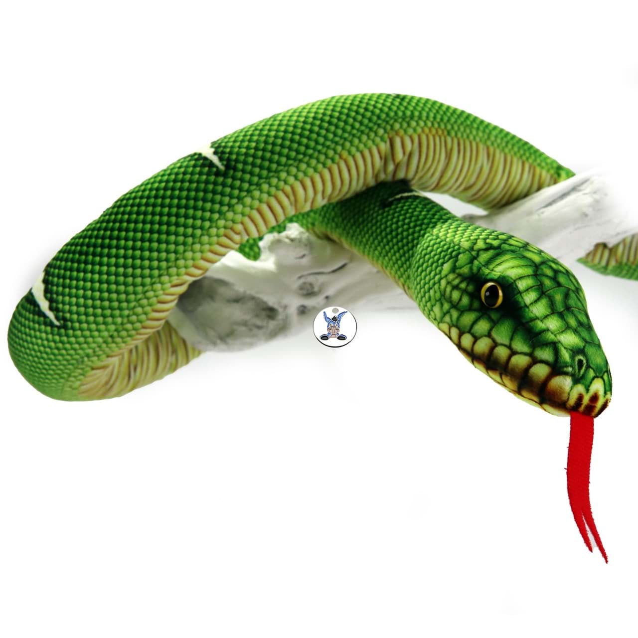 Baumpython Kuscheltier XL Schlange Plüsch Mamba NEPHRIT
