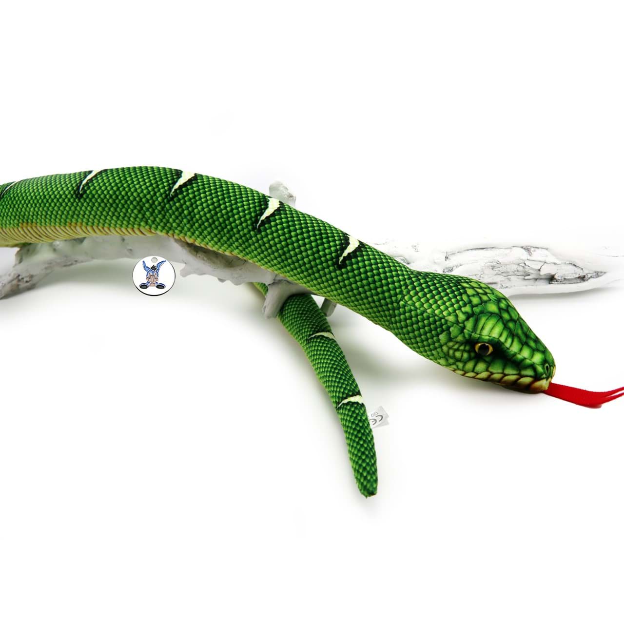 Baumpython Kuscheltier XL Schlange Plüsch Mamba NEPHRIT