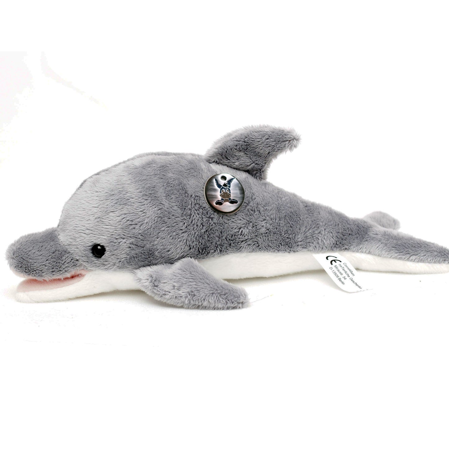 Delfin Kuscheltier Dolphin grau 26 cm Plüschtier LOOPY